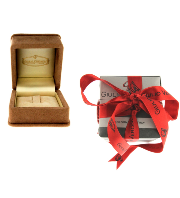 Anello cuori acquemarine